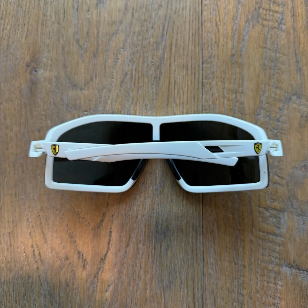 Ferrari Sunglasses — FZ 6010U — Matte White/Grey